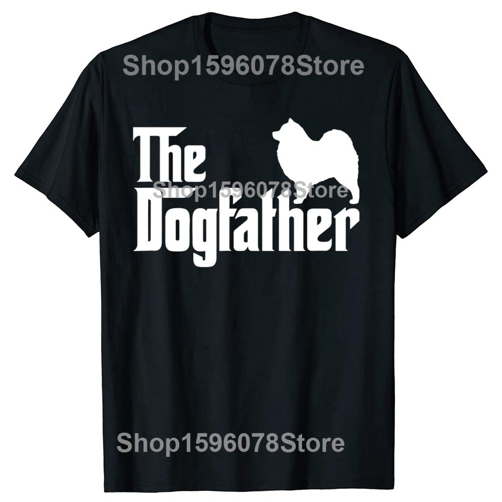 Funny Samoyed Lover Gift DogFather T Shirts Summer Style Graphic Cotton Streetwear Short Sleeve T-shirt Mens Clothing