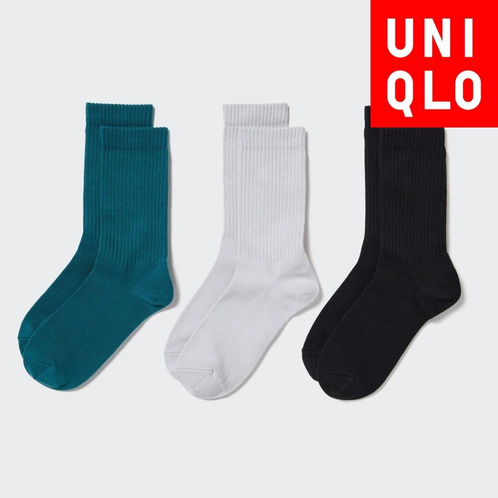 

Uniqlo Japan Обычные носки в рубчик 3 пары 00 WHITE/2325