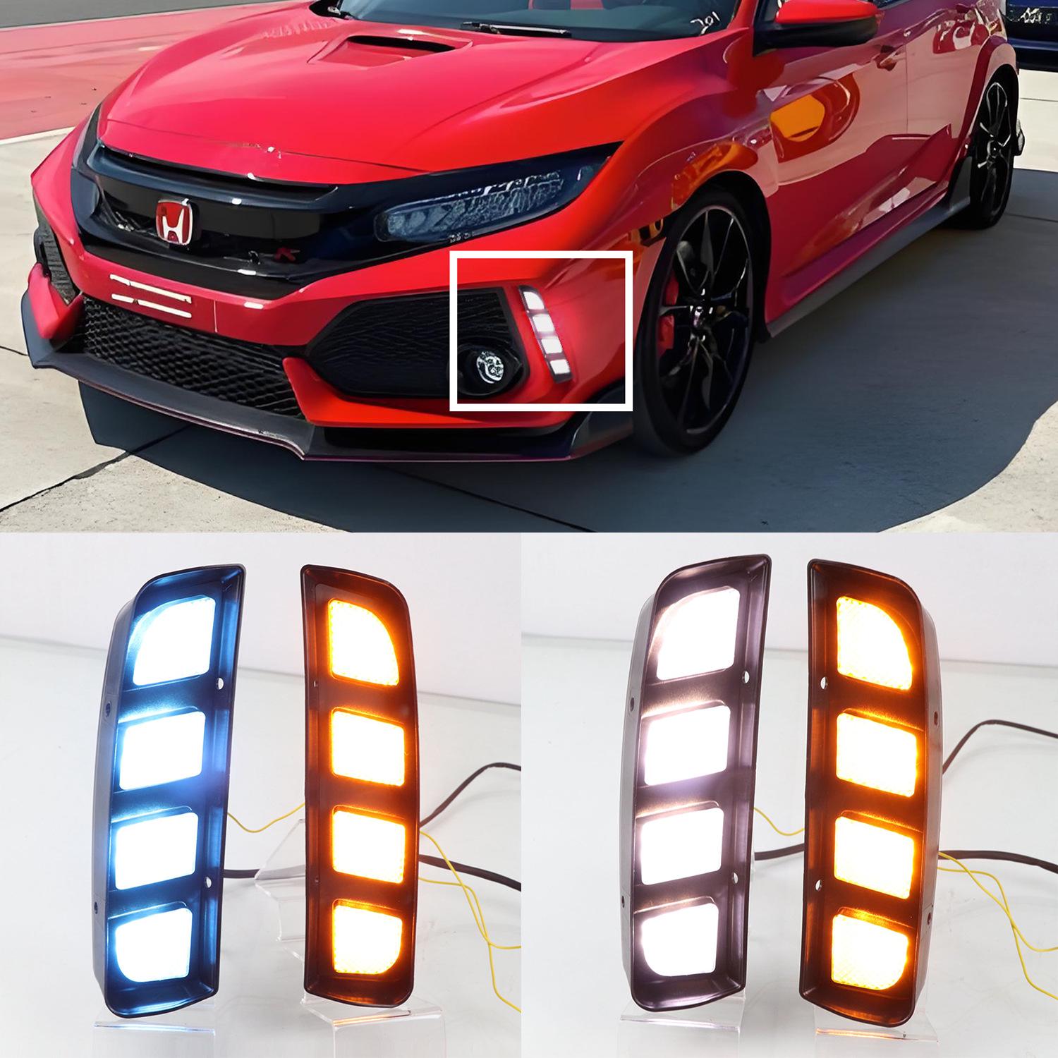 Compatible Daytime Running Lights for 2016-2019 Honda Civic Type R