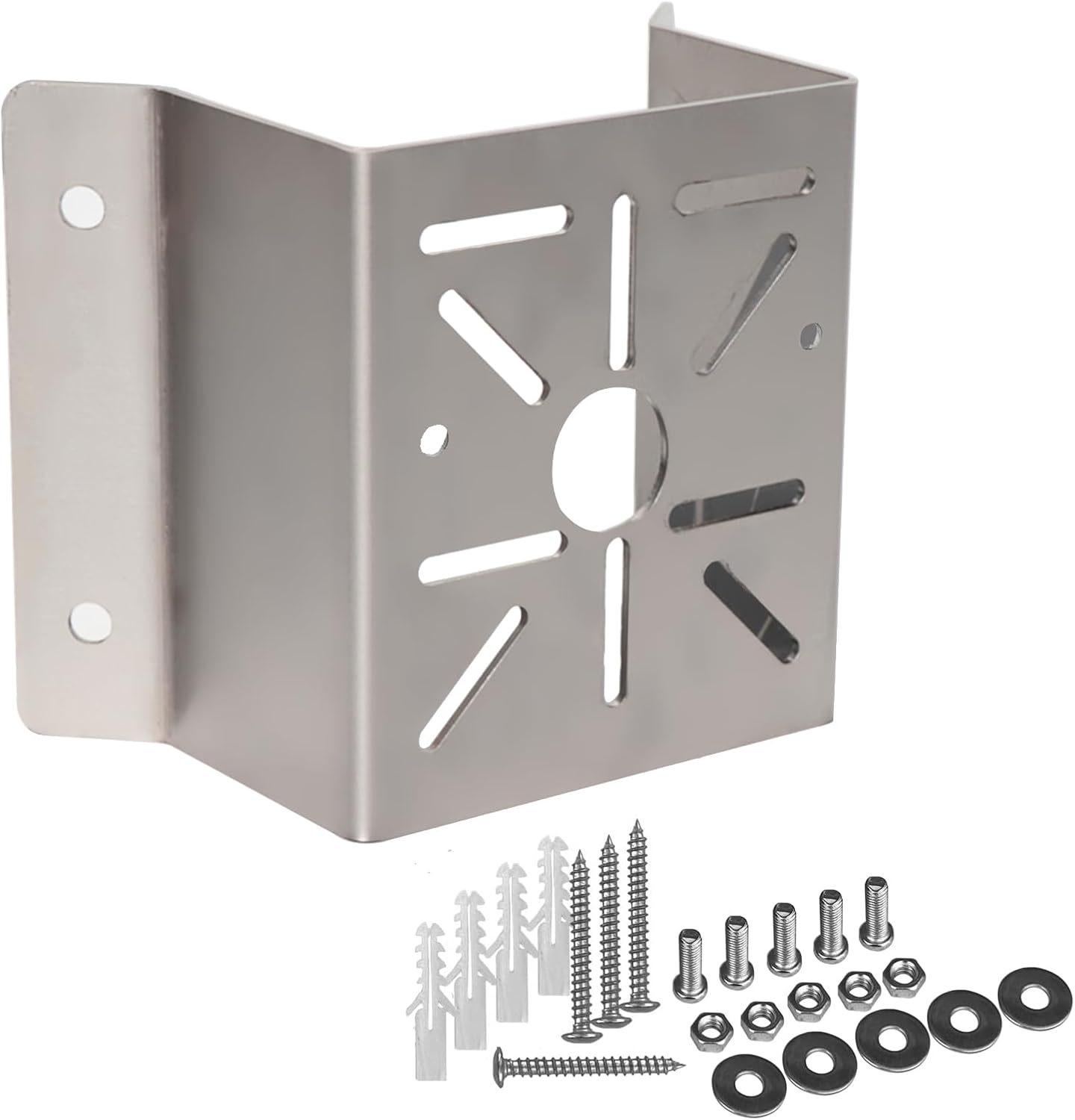 304 Stainless Steel 90° Wall Corner Bracket for Hikvision PTZ Cameras Stainless Steel Monitor Wall Corner Bracket