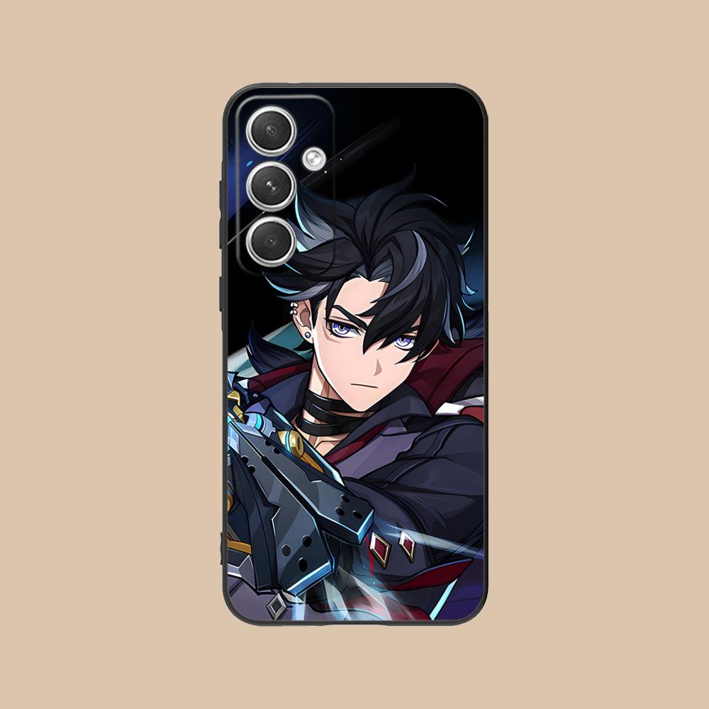Game GI Wriothesley Matte Mobile Phone Case for Samsung Galaxy S26 S25 S24 S23 S22 S21 S20 Note20 Plus FE Ultra Colorful Cover