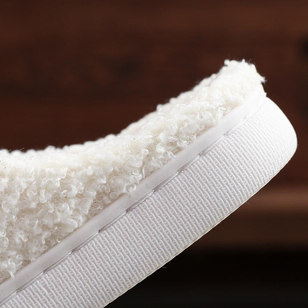 Divatos Vicces Tojás Macska Hímzett Papucs Téli Meleg Lapos Cipő Tehén Macska Háziállat Otthoni Cipő Férfiaknak Nőknek