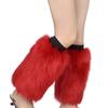 Boots Covers Women Solid Color Sexy Faux Fur Leg Warmer Calf Socks Party Costume