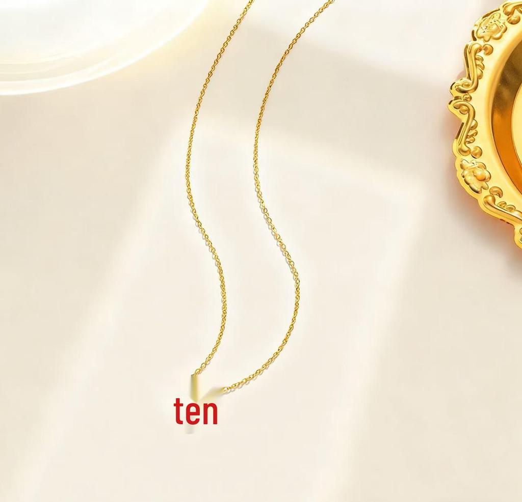 13mm Vierblättriges Kleeblatt Titanstahl Schmuckset: 18K Armband, Halskette, Ohrringe