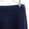 Unused Boussole Made In Japan Midi Length Knit Flare Skirt 38 Navy Women Used