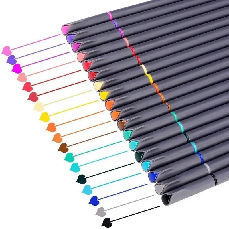 Colored Fine Point Markers Drawing Pens, Journal Planner Pens, Fineliner Pen for Writing Note Taking Calendar Agenda Coloring