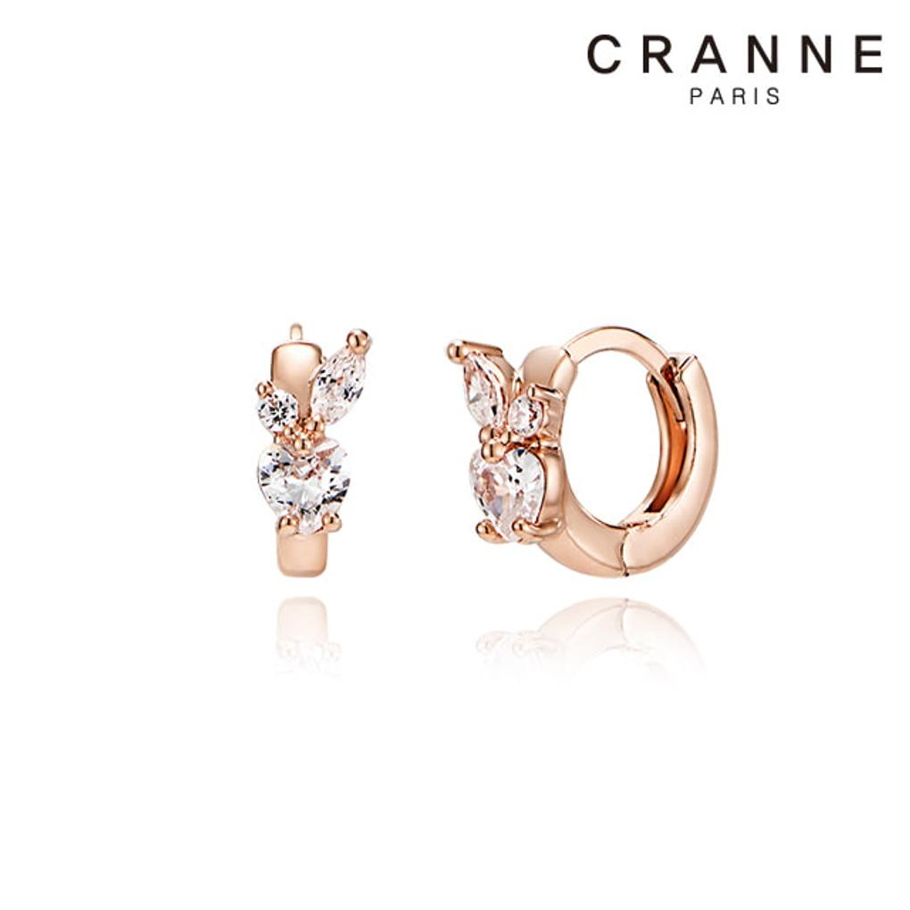 14K Heart Rabbit Earrings (Gold Filled) C24EGF146