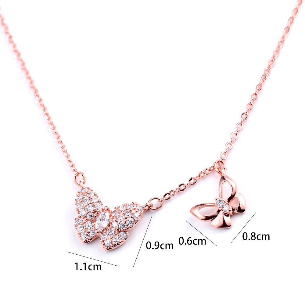 Necklaces for Women Korean Fashion Sexy Female Clavicle Chain Jewelry Butterfly Mori Girl's Collarbone Necklace
