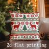 Home Decor Santa and Reindeer Christmas Pillow Suitable For Sofa Bedroom Car Pillow Cover Cushion Rectangular Back Cushion