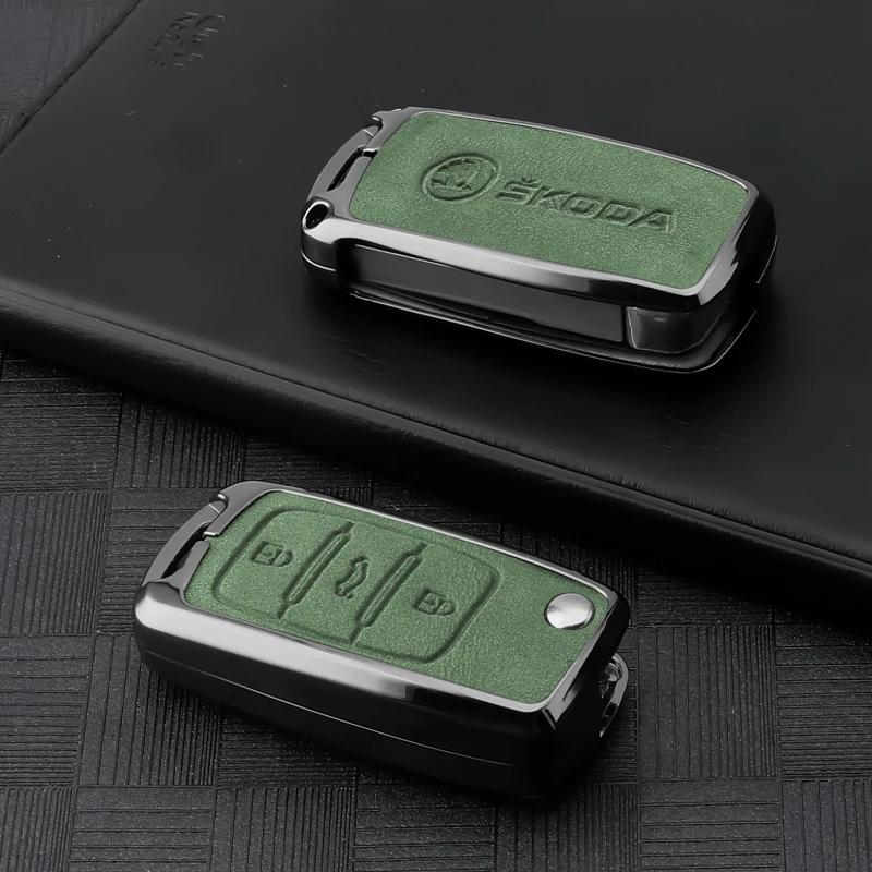 

Car Sticker 2025 New Car Remote Key Fob Case Cover Shell For Skoda Octivia Superb Fabia 1 2 Octavia a7 RS Superb Rapid Yeti Karo