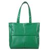 Street Style Pu Tote Bag With Grid Pattern And Large Capacity For Daily Use Women