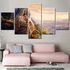 5 Panels Canvas Wall Arts Poster Painting Jesus Lanscape Wallpaper Living Room Picture Print Bedroom Mural Home Decor Artwork