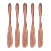 5PCS Wooden   Knife Jam Cheese Spreader Tableware for Japanese   for Bread Facial Mask