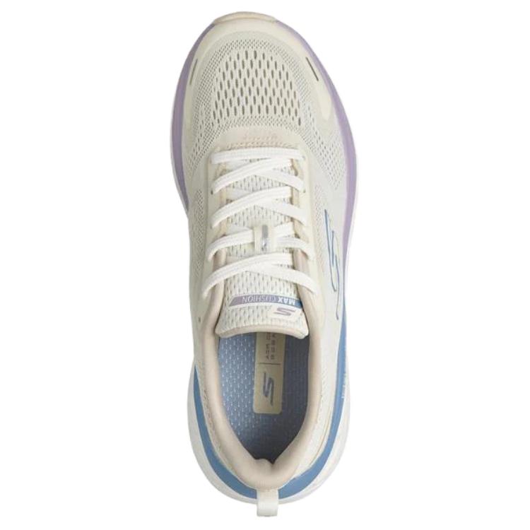 Skechers Max Cushioning Elite 3 Comfortable Soft Breathable Supportive Lightweight Low Top Casual Running Shoes Women sneaker White 129720-OFWT