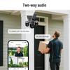 V380 Solar-Powered Wireless Outdoor HD Security Camera with Mobile Remote Control