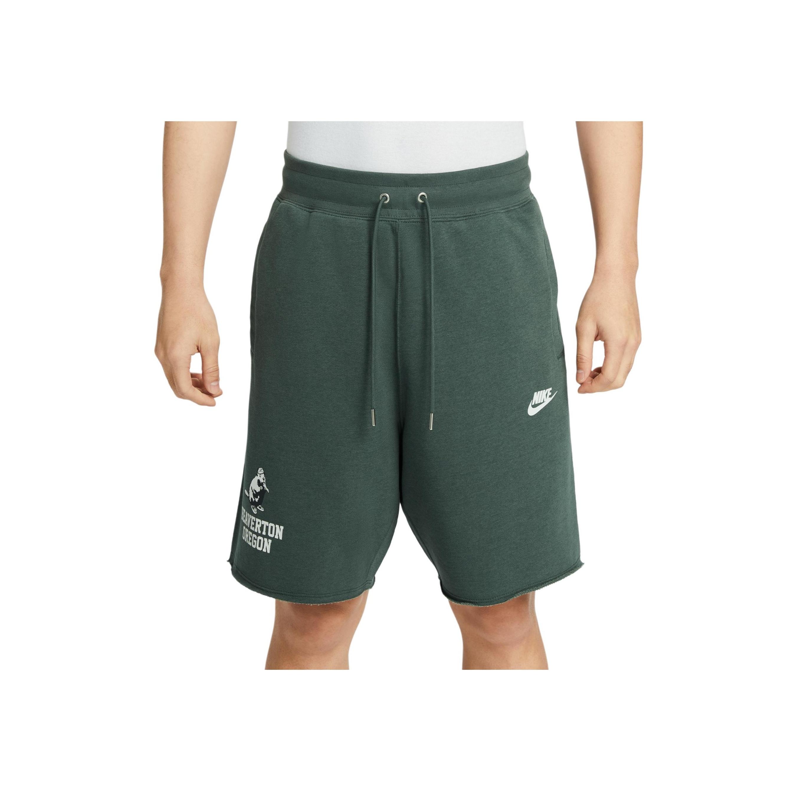 

Nike Шорты мужские повседневные кружевные с логотипом выпускников, пятиточечные, винтажно-зеленые IH0820-338 L