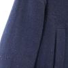 Fred Perry Wool Blend Stainless Collar Coat S Navy Blue Women Used