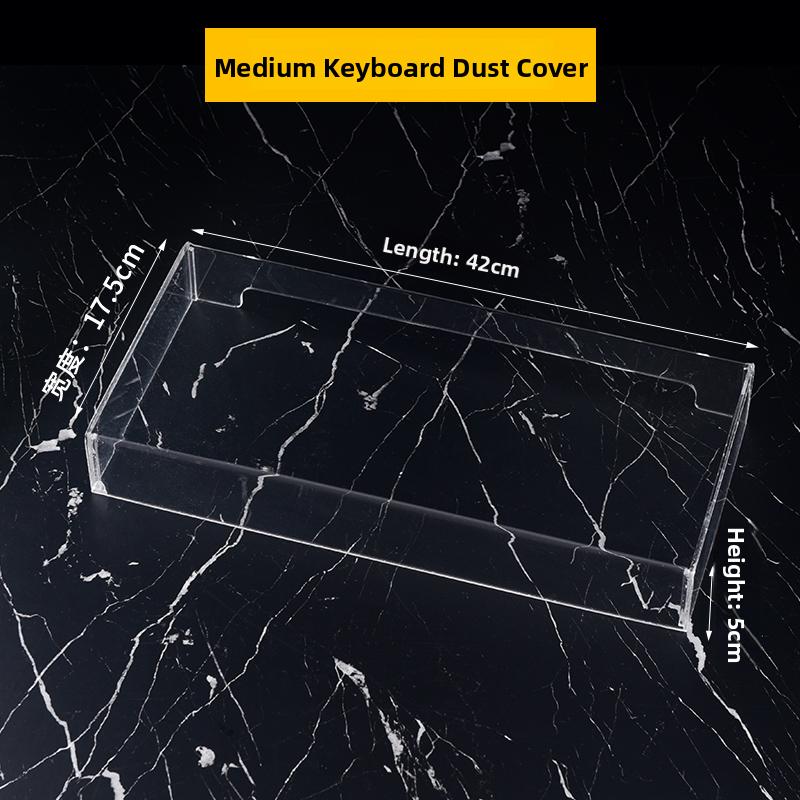 Acrylic Keyboard Dust Cover Universal for 104 Key 87 Key Mouse And Keyboard Protection Cover Computer Accessories Storage