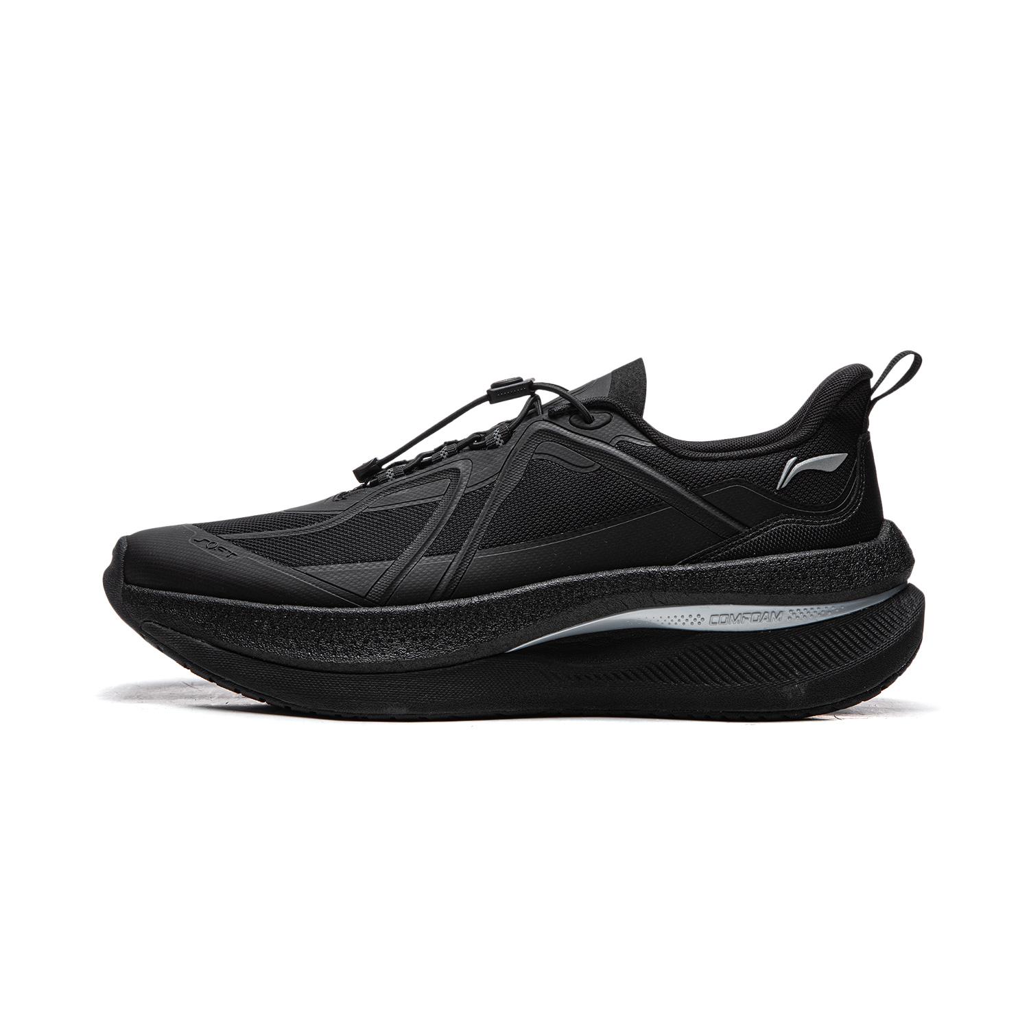 

Li Ning SOFT GO MAX Slip Resistant, Abrasion Resistant, Rebound Low top Casual Shoes Men s Black AGLW085-1 41