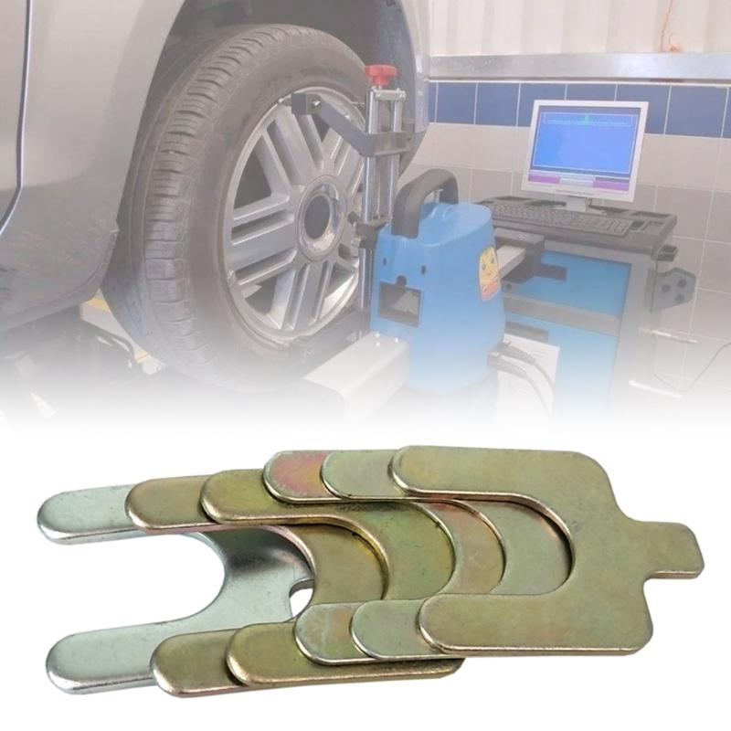 50-delars Fyrahjulspositioneringsjusteringsbricka U-typ Pluggtätning Fyrahjulsinställning Insats U-formade Kilar Hållbar