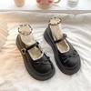 Modische Damen Mary Jane Schuhe Mode Flachmaul Einzelne Schuhe Japanischer Stil Niedlich Runde Zehen Jk Schuhe für Damen Kleine Lederschuhe