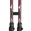 MIZUNO Nordic Walk Folding Walking Poles SH, Set of 2, Unisex, Red, C3JTPC30