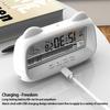 Desk Decorations Table Clock Bedroom Decoration Led Digital Alarm Clock Data Times Calendar Electronic Multi-function Desktop