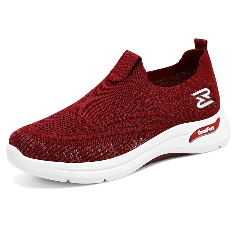 Shoes women's shoes versatile summer new breathable single shoes soft sole soft surface socks shoes casual flow comfortable mother shoes