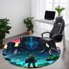 1 Stück Der Legende von Office Runder Teppich, Schlafzimmer Wohnzimmer Heimdekoration, Zimmerdeko, Offic a1016201
