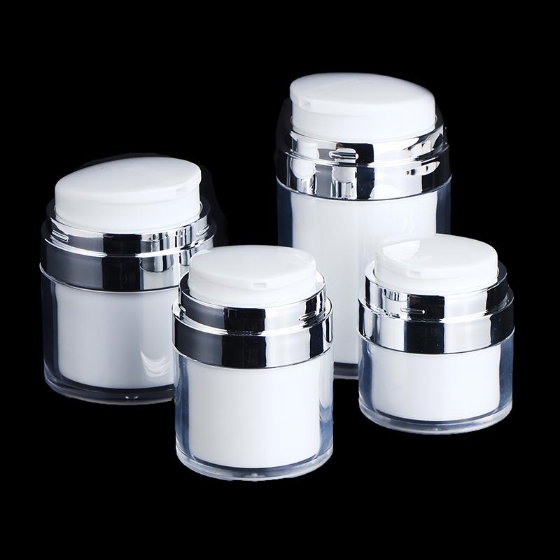 15/30/50/100 ml Airless-Pumptiegel Leere Acryl-Cremeflasche Nachfüllbarer Kosmetikbehälter Einfach zu verwenden Tragbares Reise-Make-up-Werkzeug