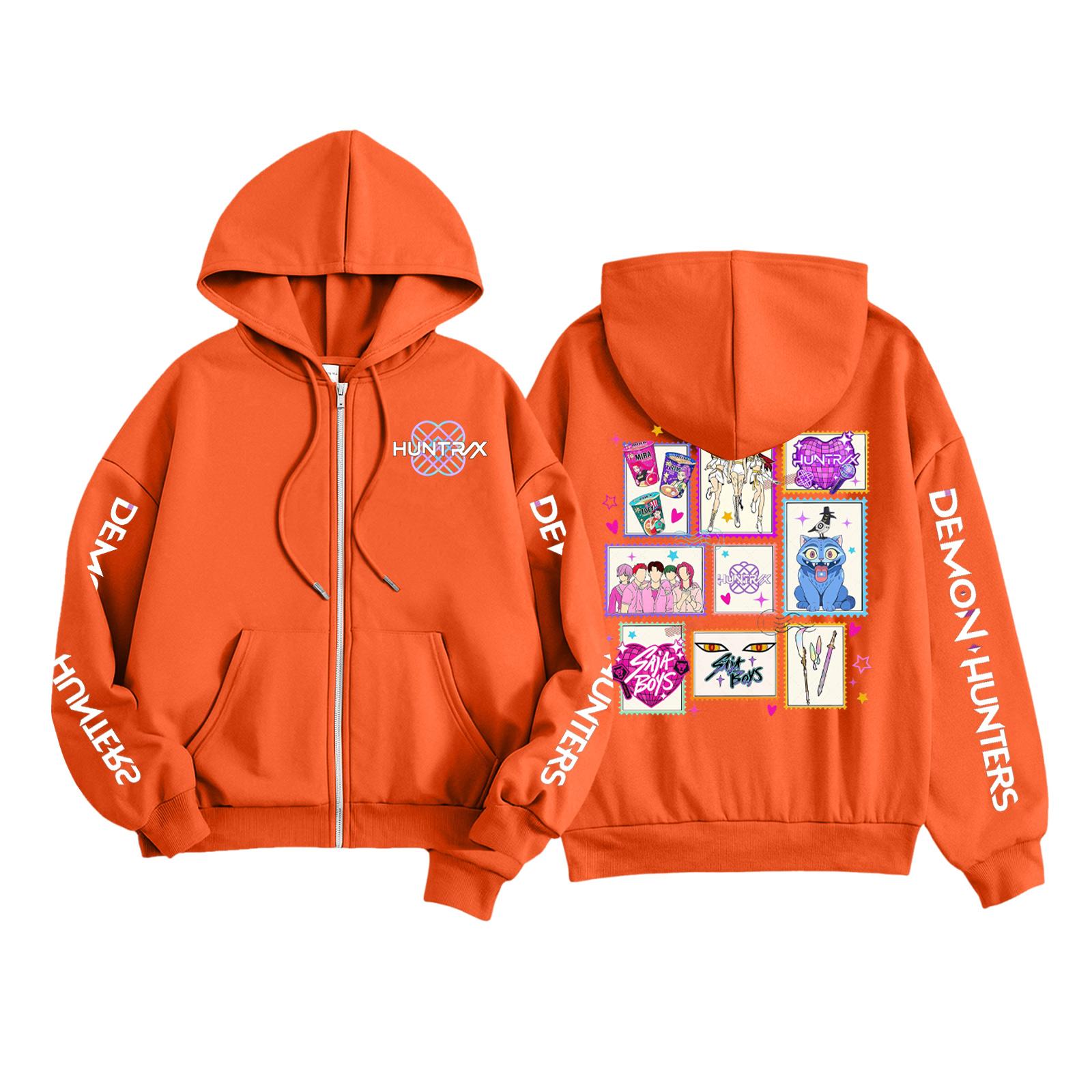 

Детская мода Женская легкая толстовка с длинным рукавом на молнии Толстовка с принтом и карманами 140