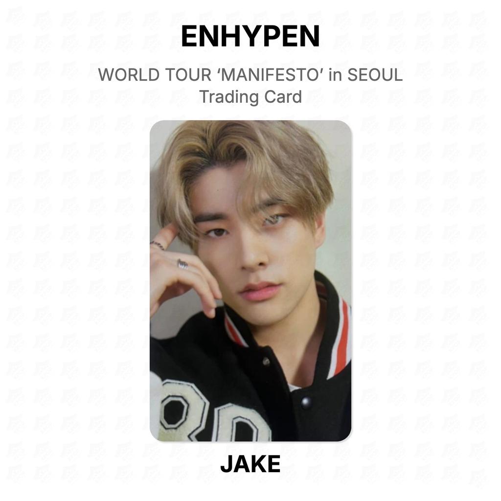 ENHYPEN WORLD TOUR ‘MANIFESTO’ in SEOUL Trading Card Official Photocard