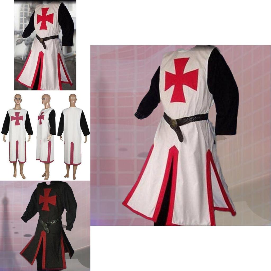 Deluxe Polyester Medieval Knight Long Sleeve Outfit Cosplay Costume