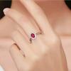 Sace Gems Klassischer Kupferlegierungs-Zirkonring für Damen, Schmuck, Hochzeit, Versprechen, Party, Geschenk