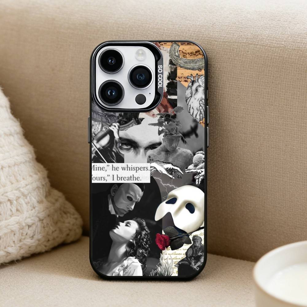 The Phantom of the Opera  Phone Case For iPhone17, 16,15,14,13,12 Pro Max Black Candy Matte Shockproof Cover