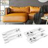 2x Sectional Lock Easy To Use Invisible Self Lock Accessories Steel Sofa Connectors