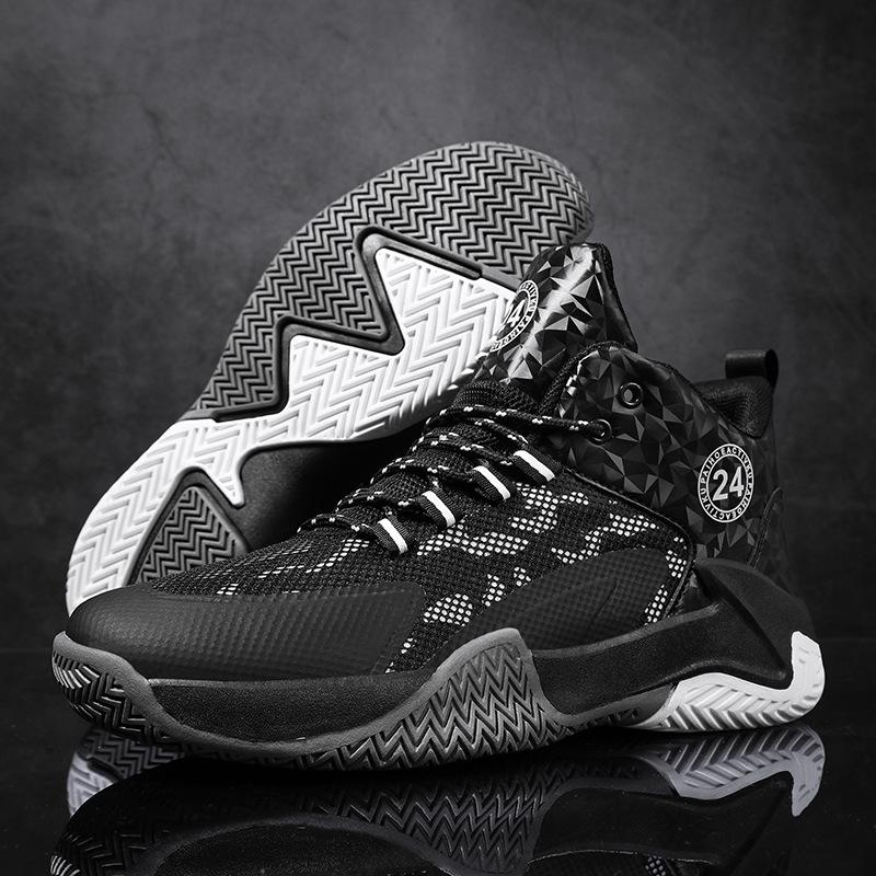 Basketballschuhe Herren Herbst neu atmungsaktiv tatsächliche Kampf-Sneaker große Größe Jugend Sport Herrenschuhe