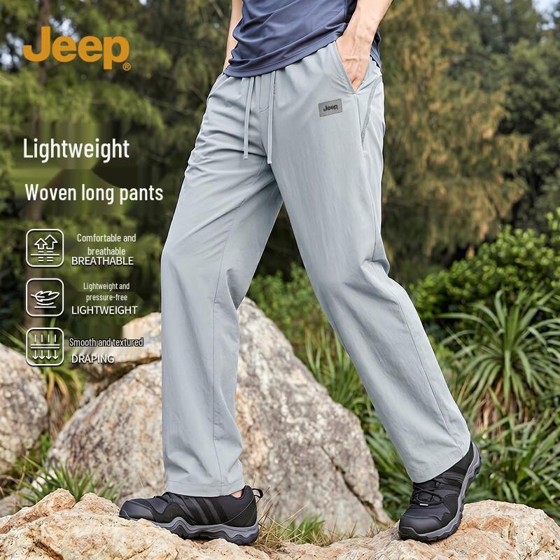 JEEP Men s Lightweight Casual Sports Pants M