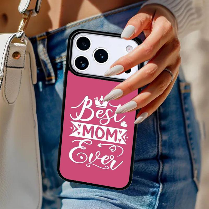 Best Mum Ever Gift Love Phone Case For iPhone 17 Air 14 15 13 12 Max Cover For Apple 14 15 16 16e 11 Pro Max Plus Coque
