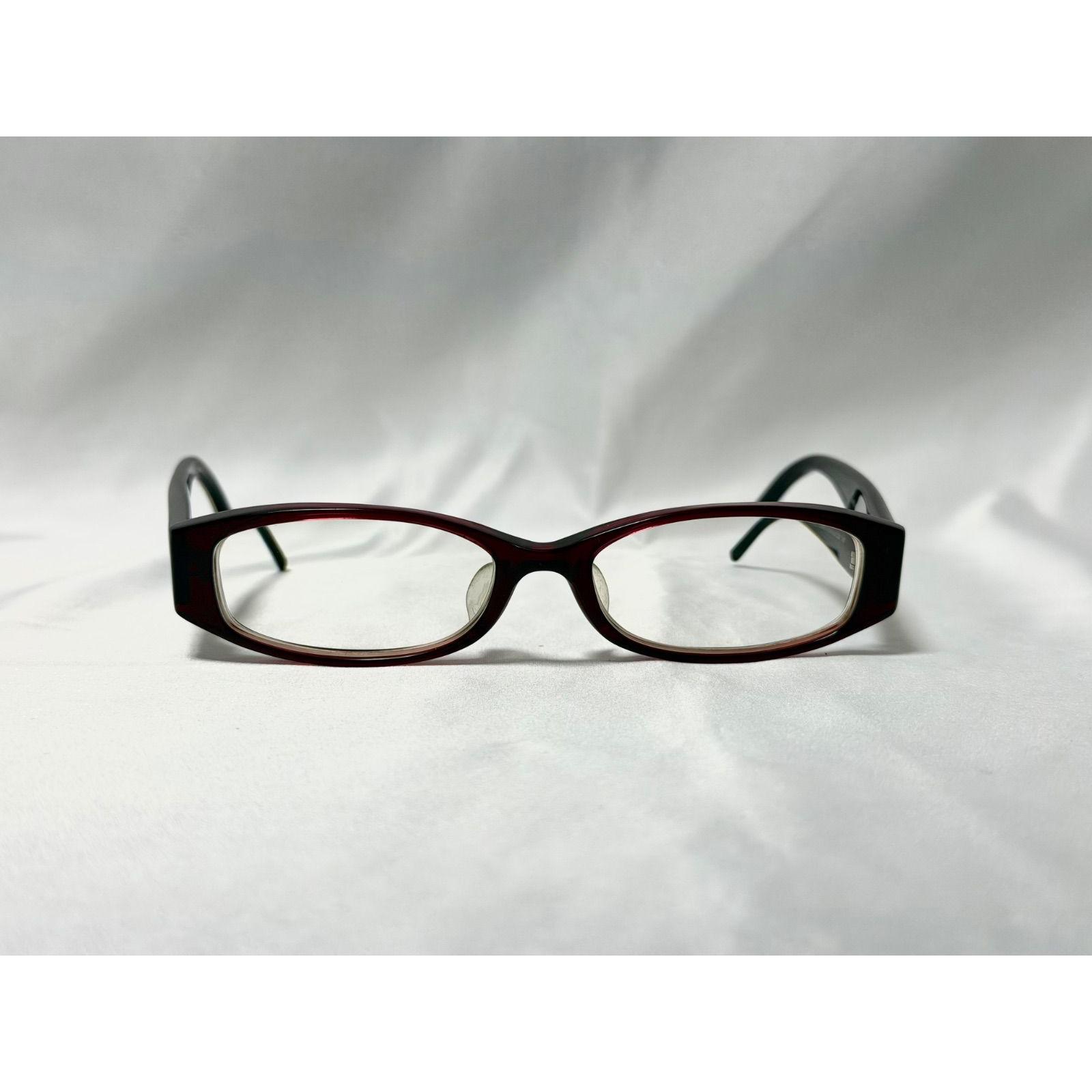 Used FURLA Glasses Frame VU4696J Bordeaux x Black 5116