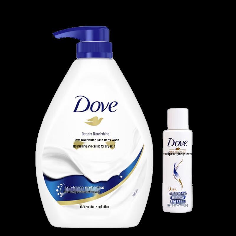 Dove Deeply Nourishing Body Wash & Conditioner Set