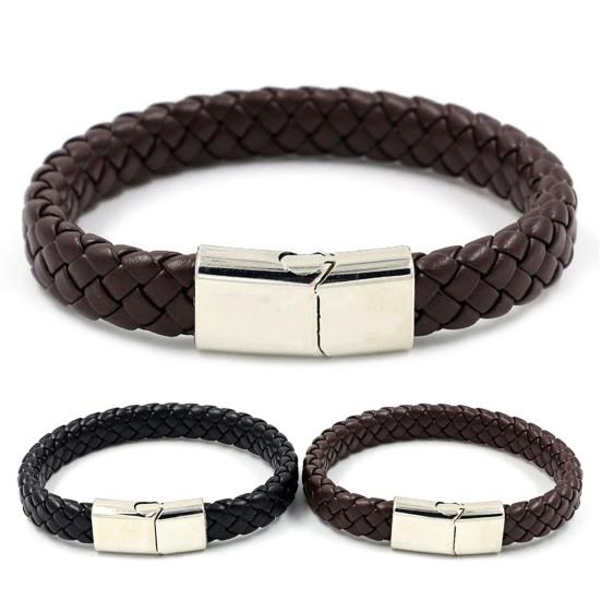 Herrenarmband, Vintage-Punk-Schnalle, magnetischer männlicher Armreif für den täglichen Gebrauch