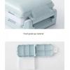 2Pcs Portable Mini Pill Box Medical Kits Vitamin Pills Box Storage Box Pill Container Health Travel Supplies