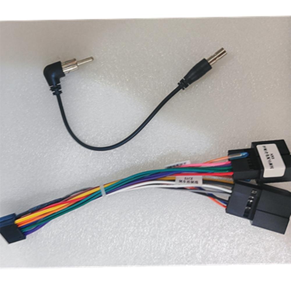 16 Pin Aftermarket Stereo Wiring Harness + Antenna For Chevrolet Captiva 2006-14