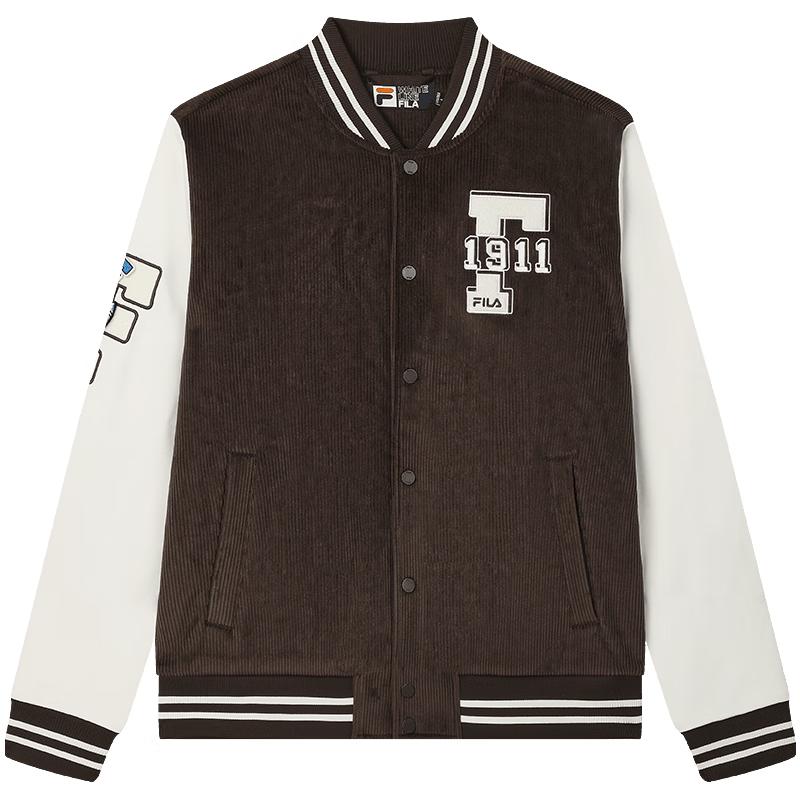 FILA Men s Casual Knit Baseball Jacket S