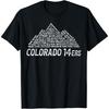 Colorado 14ers - Fourteeners - Rocky Mountain State Hiker T-Shirt(1)