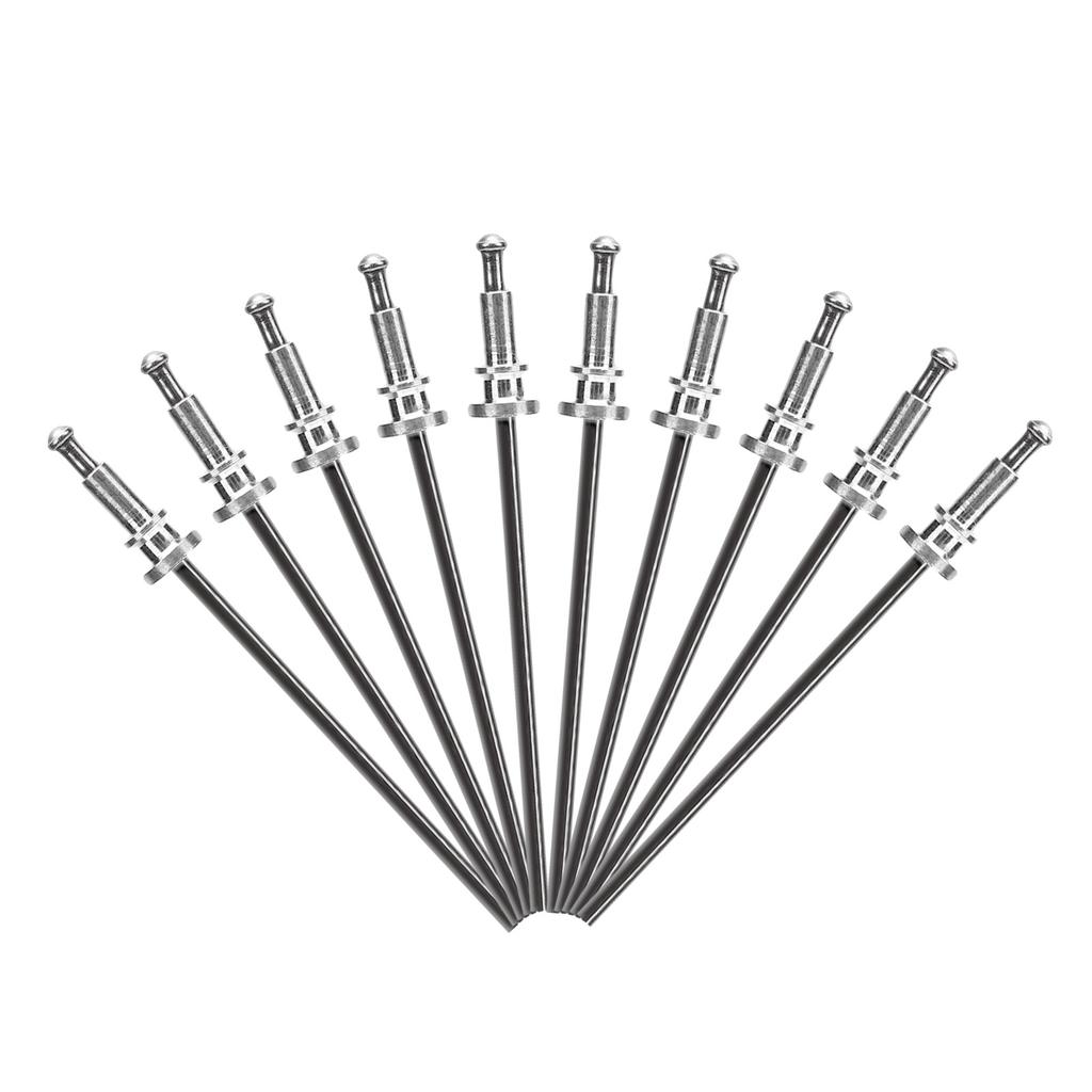 10PCS Window Trim Clip Spot Weld Pin Sturdy Metal Replacement Trim Clip Stud Rivets Set