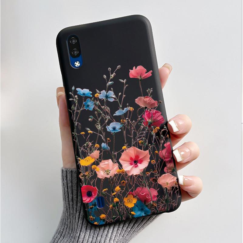 Phone Case For ZTE Blade A51 Lite / A5 2020 Casing Luxury Fashion Butterfly Flower Black Jelly Soft TPU Case Silicone Back Cover