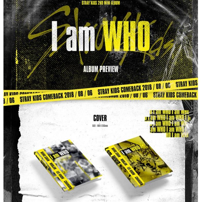

STRAY KIDS - 2nd Mini Album [I AM WHO] 2 VERSION SET