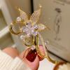 Broches de Flor Bauhinia Para Mulheres Roupas Casaco Acessórios de Joalheria Presentes